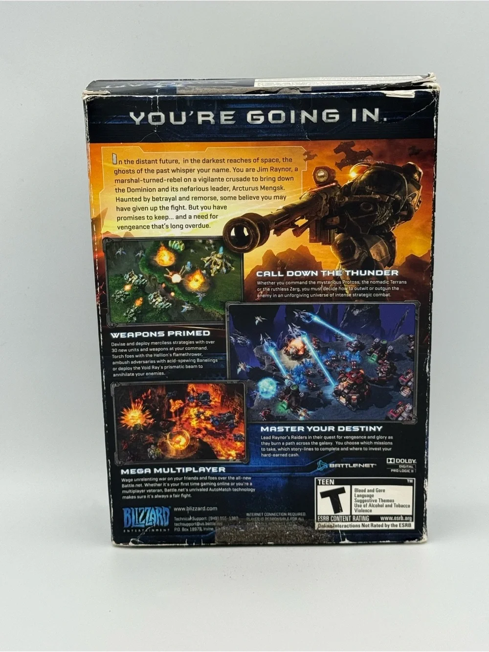 StarCraft‎ II Wings of Liberty Big Box PC Complete w Inserts Guest Passes